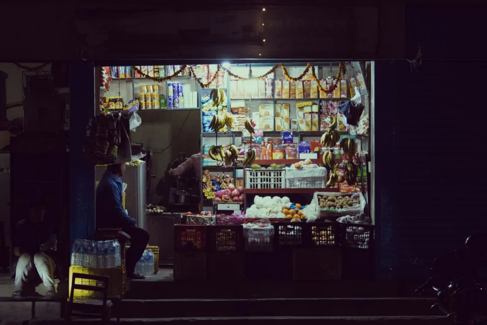 Quầy rau củ trái cây